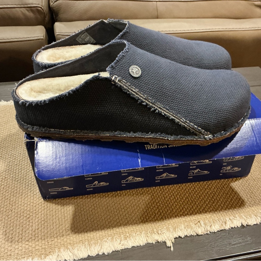Birkenstock Zermatt Canvas Textile Midnight Blue 1021540 - Picture 5 of 6